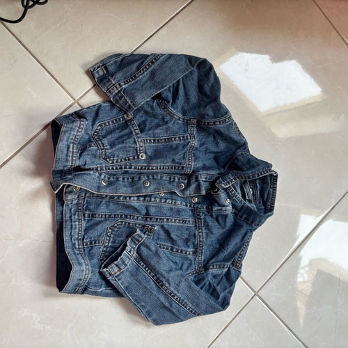 Children's denim jacket used with embroidery 12m