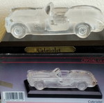 Αυτοκίνητο Cabriolet Crystalglass σε ξύλινη βάση καινούργιο