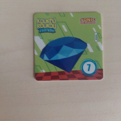 Koukouroukou Sonic No.7 sticker new unused