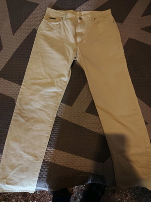 Calvin Klein jean pants like new, beige, size 36