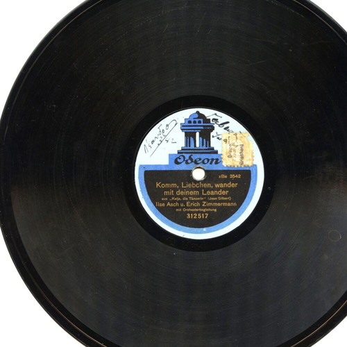 78 rpm gramophone record used Konstantinidis