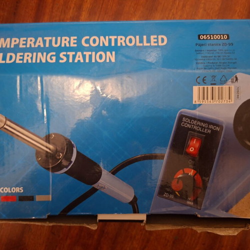 Soldering station used, ideal for electronics