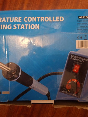 Soldering station used, ideal for electronics