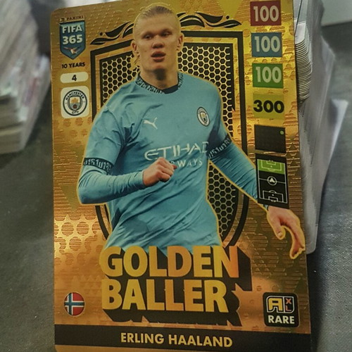 Erling Haaland Golden Baller 2025 Panini Adrenalyn XL FIFA 365 card like new
