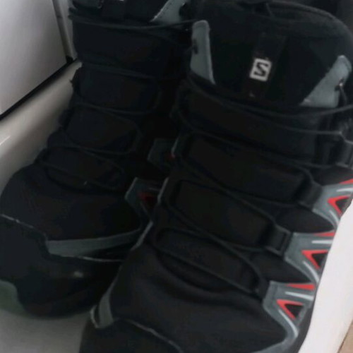 Salomon XA Pro CS Waterproof kids boots like new, size 38, black and grey