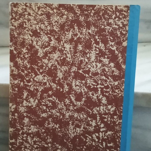 Vintage hardcover index notebook new with marbled cover