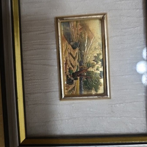 Small Italian lithography painting Serie Oro used