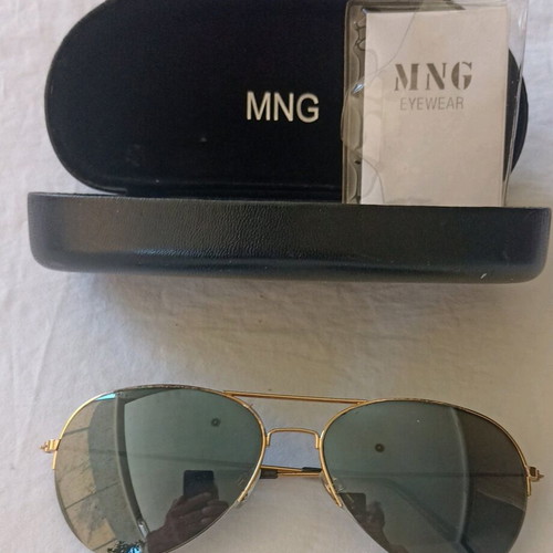 MNG sunglasses used, collectible, with spare arm and case