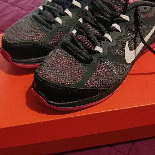 Nike Dual Fusion Run 3 women's running shoes size 36, black and pink