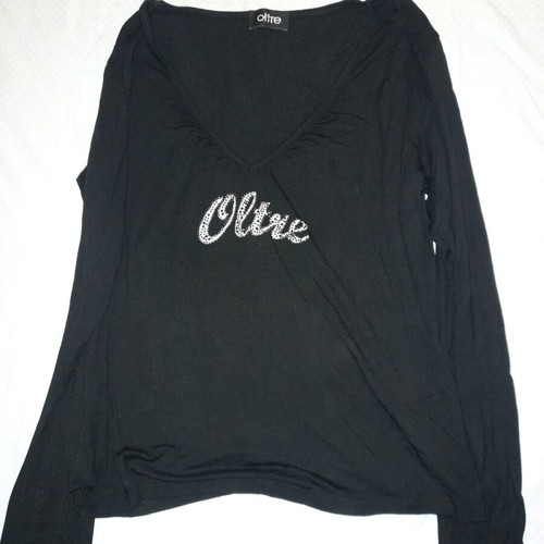 Oltre blouse black like new size M