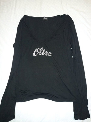 Oltre blouse black like new size M