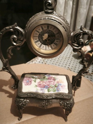 Vintage table clock used, analog