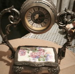 Vintage table clock used, analog