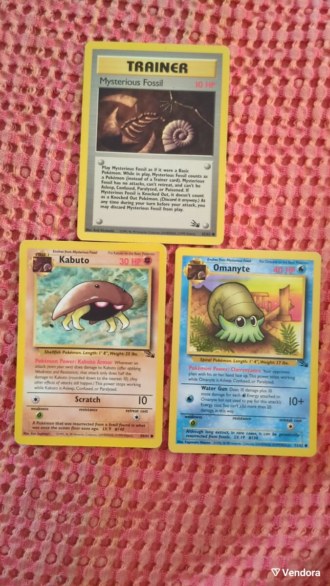 mysterious fossil pokemon card Pokémon Fossil Display – Kabutops Trilobite Fossil – The Smoky Mountain  Relic Room
