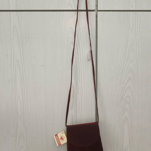 Evening shoulder bag new, black and red