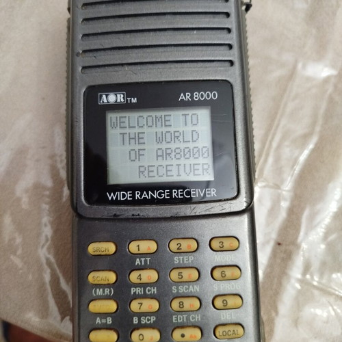 AOR 8000 Radio Scanner used, SSB AM FM 100kHz-1.9GHz
