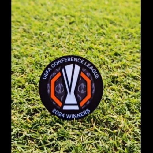 Olympiacos 2024-2025 third kit jersey large, like new, UEFA Conference patch