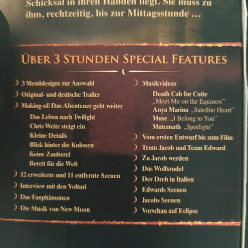DVD The Twilight Saga New Moon Fan Edition used, German edition