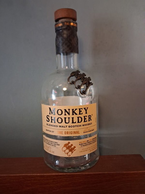 Monkey Shoulder empty bottle like new