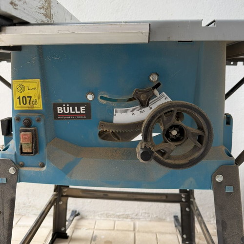 BULLE bench table saw 1800W 5000rpm used, missing blade and screw