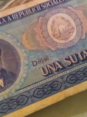 Romanian 100 Lei banknote 1966 used