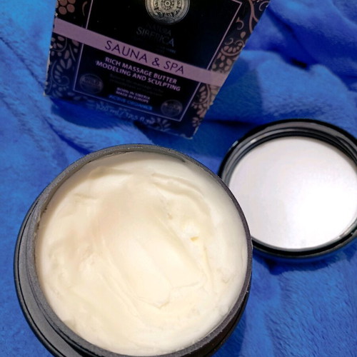 Natura Siberica body massage cream against cellulite like new