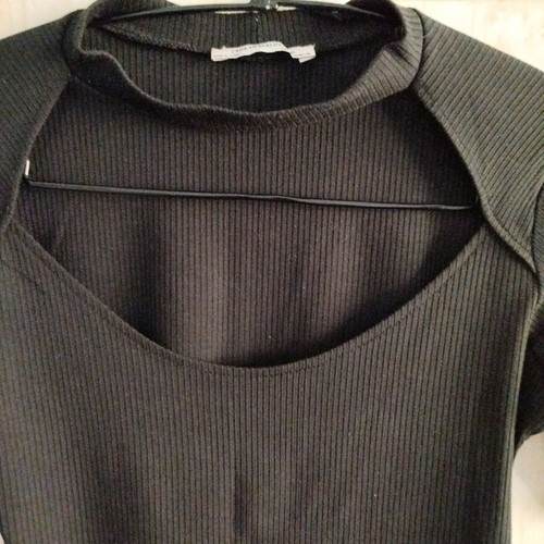 Zara t-shirt black like new, size S-M