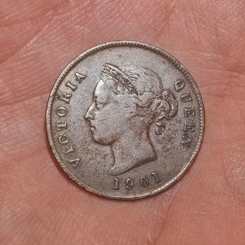 Cyprus Coin 1/4 Piastre 1901 used, rare collectible