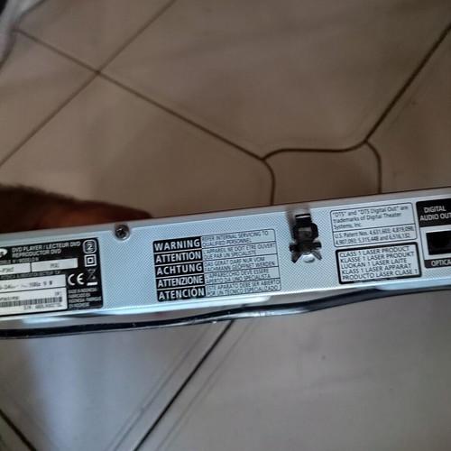 Samsung DVD Player DVD-P370 used with original remote and SCART