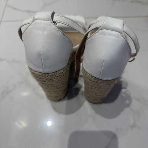 Platform espadrilles white, worn but very good condition