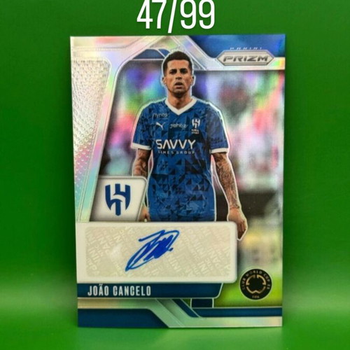 2025 Panini Prizm FIFA Club World Cup Joao Cancelo Al Hilal Auto /99 like new