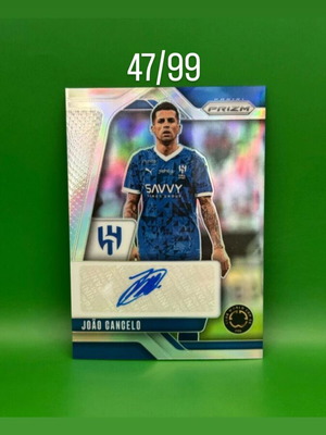 2025 Panini Prizm FIFA Club World Cup Joao Cancelo Al Hilal Auto /99 like new