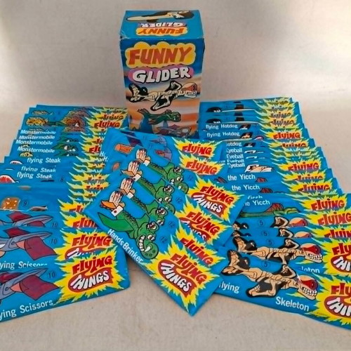Funny Glitter box with 12 designs total 48 new funny gliders