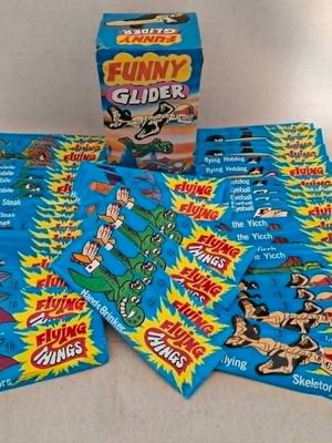 Funny Glitter box with 12 designs total 48 new funny gliders
