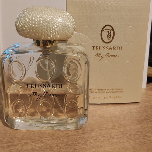 Trussardi My Name Eau De Parfum 100ml used, almost half full