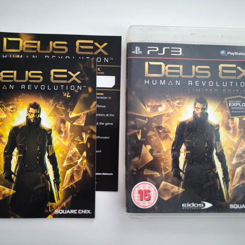 Deus Ex Human Revolution Limited Edition PS3 game like new