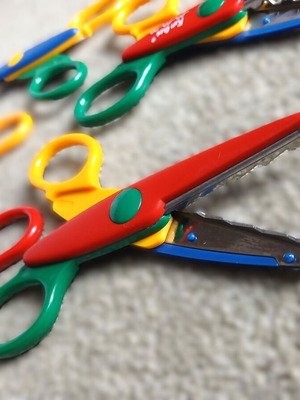 Комплект от 5 детски ножици за ръкоделие Fun Cut употребявани