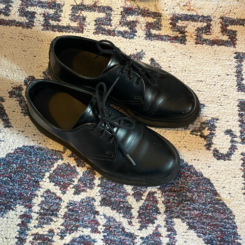 Dr. Martens 1461 Oxfords Mono Smooth Black Size 36 Like New