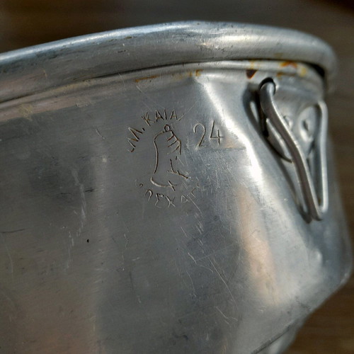 Vintage cake pan used, 25cm diameter, Greek made