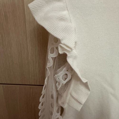 Bsb medium with transparent sleeves, like new, white