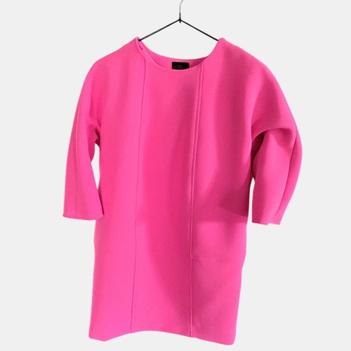 Banana Republic Seamed Shift Dress neon pink, like new, size S