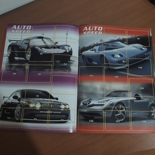 Auto Speed 2006 Konstantinidis sticker album, new, empty