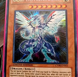 Galaxy-Eyes Photon Dragon limited edition secret rare
