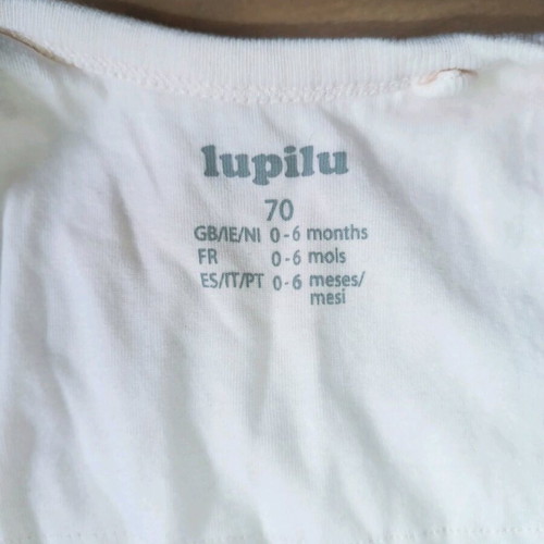 Lupilu baby sleeping bag 0-6 months like new, soft pink