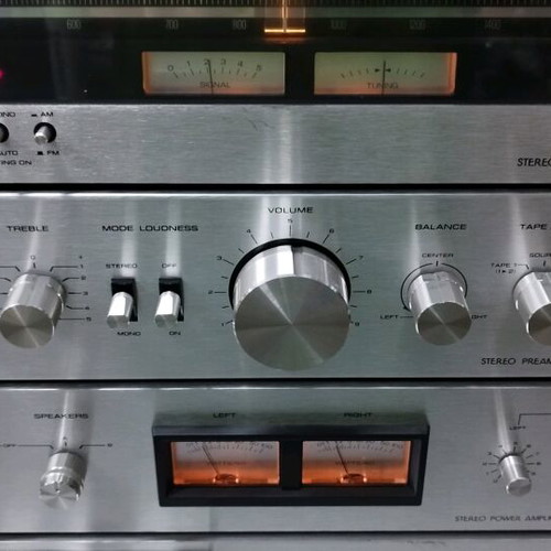 Toshiba SC 330+SY 330+ST 330+PC330 used, cassette deck needs service