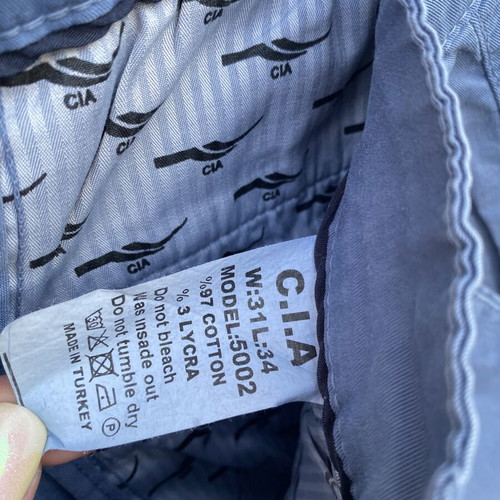 Chino men pants like new, blue, size S