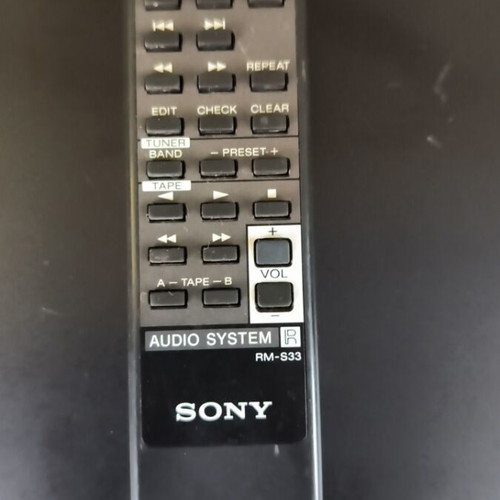 Sony RM-S33 remote control used for vintage Hi-Fi audio systems