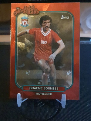 Topps Liverpool Team Set 2023-24 Graeme Sounes The Mighty Reds cracked ice, like new