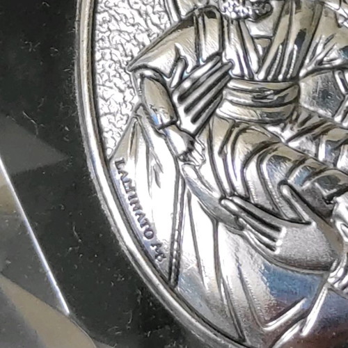 Ασημένια εικόνα Παναγία Γλυκοφιλούσα με κρύσταλλο καινούργια