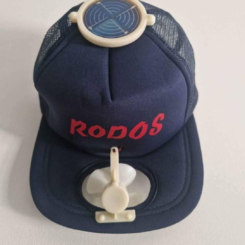 Cap with fan